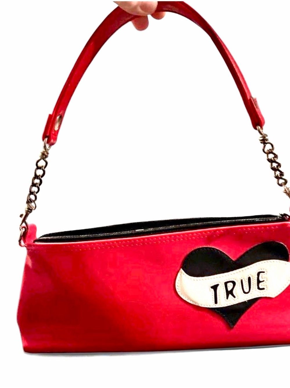 1st Generation VINTAGE 2003 Lux De Ville “True Love” Matte Red Shoulder Bag
